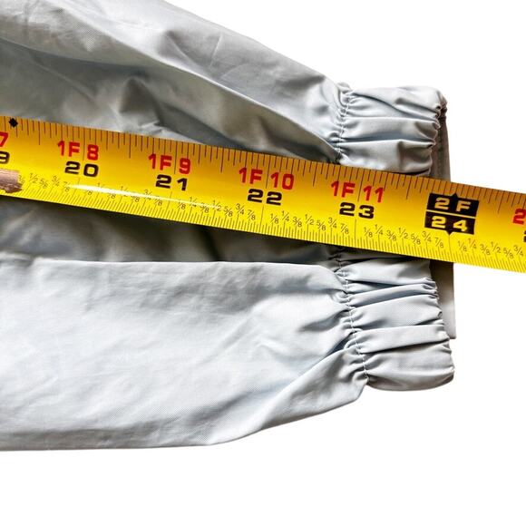 Giordano Waterproof Hooded Rain Jacket Sz XS Blue Elastic Drawstring Packable - Picture 10 of 11